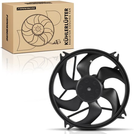 Frankberg 1x Motorradiator enkele ventilator