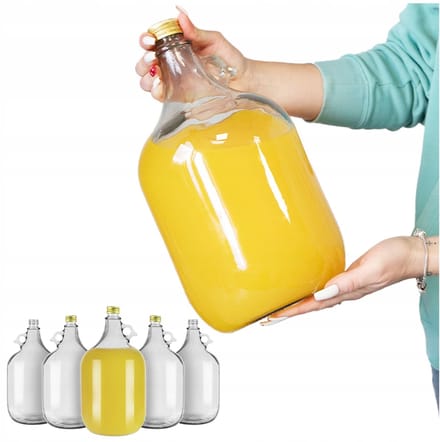 Bimberek Dama - Gisting Ballon - 5L - Met Zakrętką - Glas