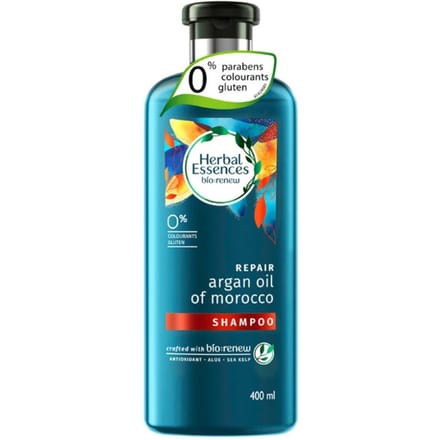 HERBAL ESSENCES Après-shampooing Huile d'Argan du Maroc 400 ml. 400 ml. blue