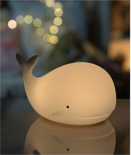 Walvis siliconen lamp met afstandsbediening