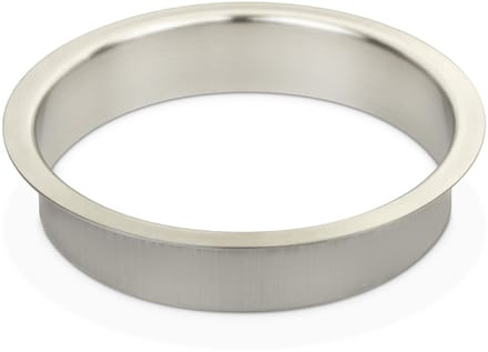Doorwerpring Ø 210 x H 41,5 mm Roestvrij staal geborsteld