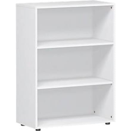 PALENQUE boekenkast, 3 OH, B 800 x D 400 x H 1104 mm, wit