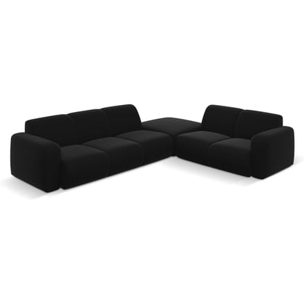 6-zitshoekbank Lola velvet rechts | Windsor & Co