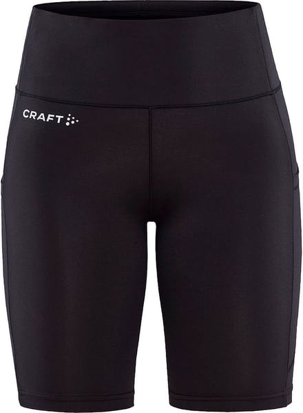 Craft Adv Essence Tights 2 Running Short Dames - Zwart | Maat: S