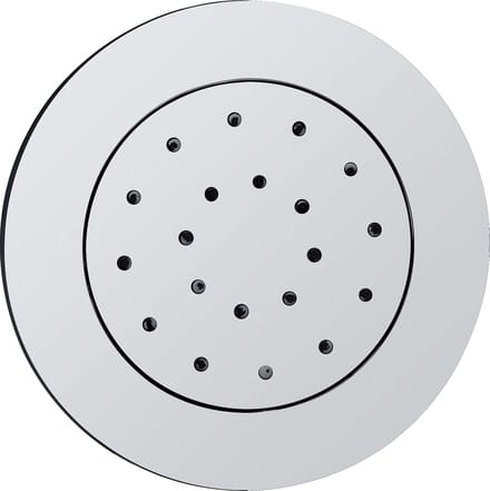 Wiesbaden Round Inbouw verstelbare zijdouche rond 135mm ABS chr
