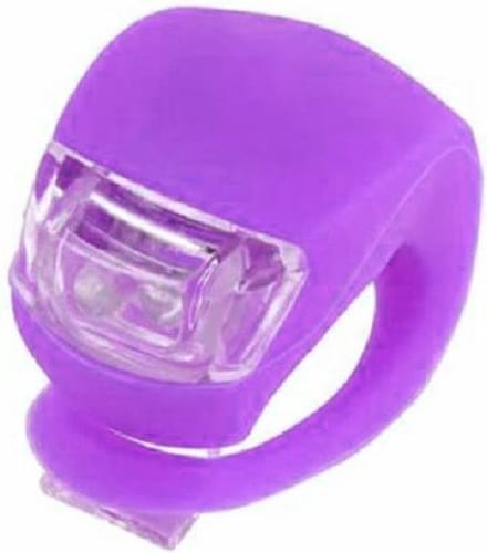 Jumada's - Fietslamp LED - Fietslicht - Waterdicht - Waterproof - Bicycle Light - Paars