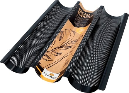 Birkmann Bread Buddies Bakplaat - 3 Stokbroden