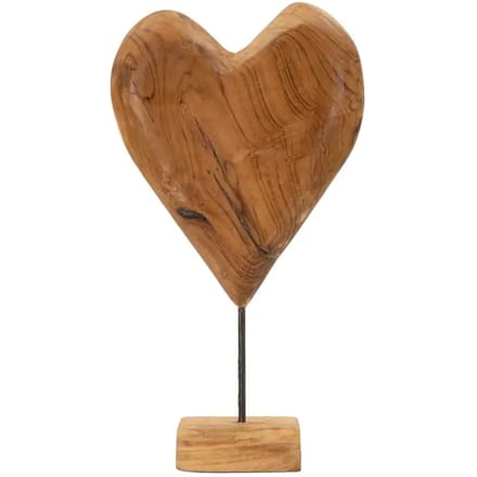 Decoratie Dobu Sculpture Teak 20×12×37 cm