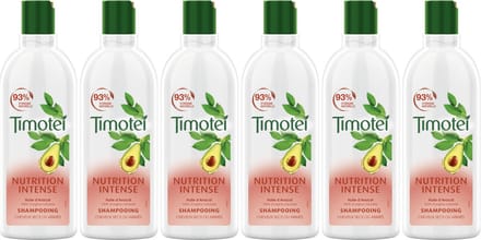 6x 300 Timotei Shampoo Nutrition Intense met Avocado-olie – 300 ml