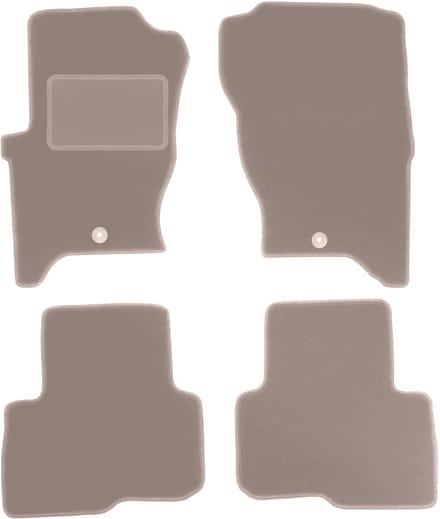 Beige veloursmatten voor: Land Rover Discovery III SUV (2004-2011)