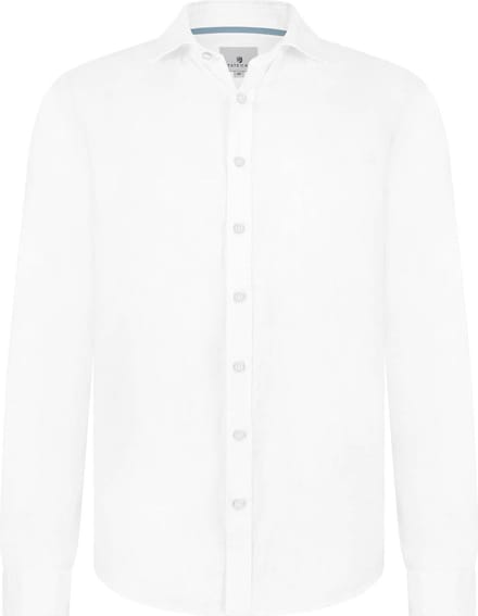 State of Art - Overhemd Linnen Wit - Heren - Maat 3XL - Regular-fit
