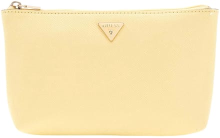 GUESS accessoiretas Serenova Wristlet Pouch Yellow Lichtgeel