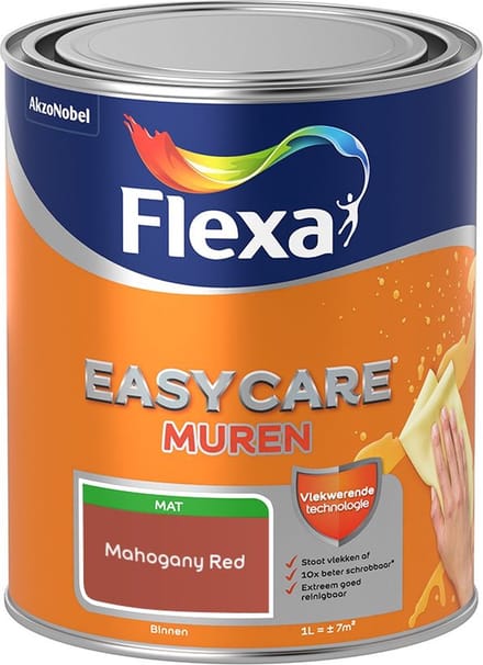 Flexa - Easycare Muren - Mahogany Red - Mengverf - 1 L