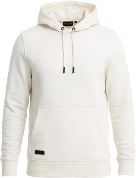 OMBRE Sweater - Regular Fit - Katoen - Lange Mouw Crème S