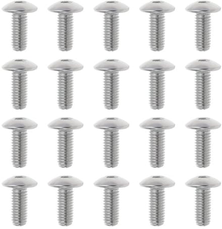 Allecto - M5x12mm Motorfiets Kuip Bevestiging Schroeven - 20 Stuks
