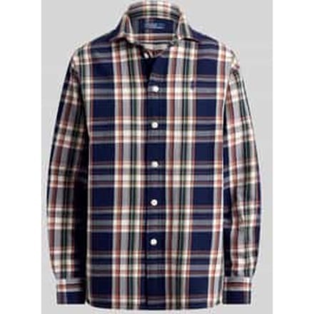 regular fit overhemdblouse van puur katoen