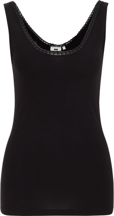 WE Fashion Dames singlet met kant