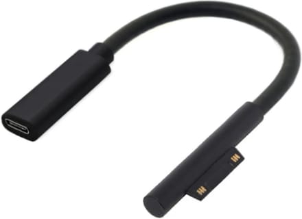 DrPhone SPA1 Type C PD Oplaadkabel - Adapter / Converter 15V/3A - USB C vrouwelijk - Geschikt voor de Surface Pro / Surface Book / Surface Laptop