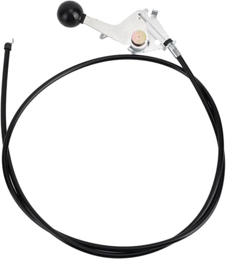 Gaskabel Grasmaaier - Gasmotor Kabel - Onderhoud Gazon - Soepele Gasrespons - 144 cm - Zwart