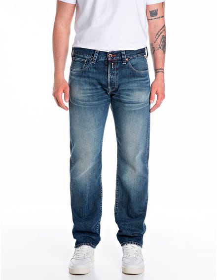 Replay M1039r.000.814836 Spijkerbroek Blauw 33 / 30 Man