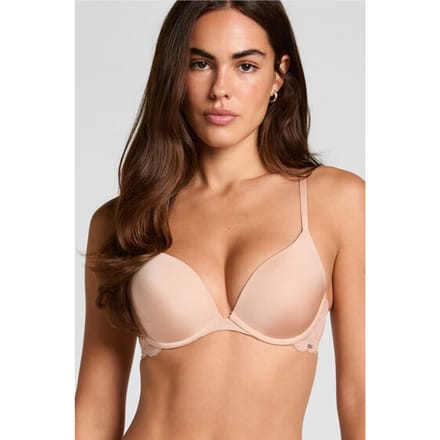 Hunkemöller Push-up BH Angie plunge fit - beige - Maat C70