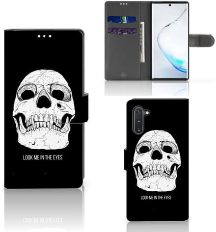Telefoonhoesje met Naam Samsung Galaxy Note 10 Skull Eyes