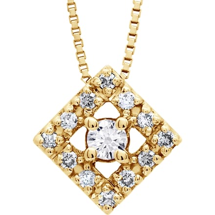 Ketting DIAMOND Diamanten 0,015 Cts Yellow Gold