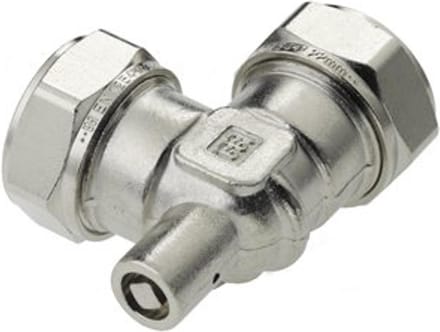 Bonfix knelkoppeling - Kniekoppeling met ontluchter - 22mm x 22mm - Vertint Messing
