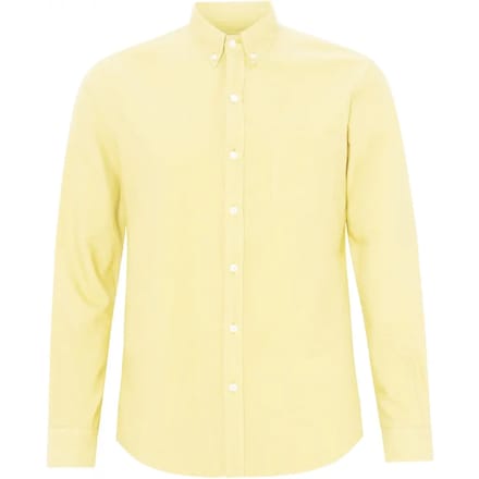 Overhemd Colorful Standard Organic soft yellow