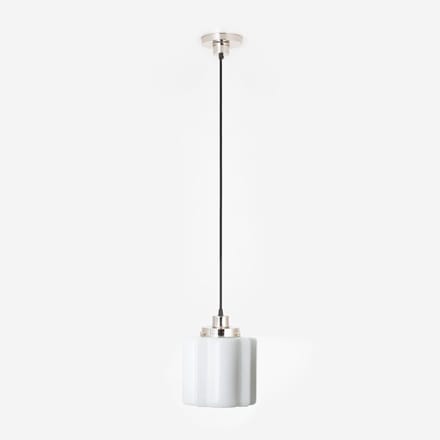 Hanglamp aan snoer Kramer 20's Nikkel - Art Deco Trade