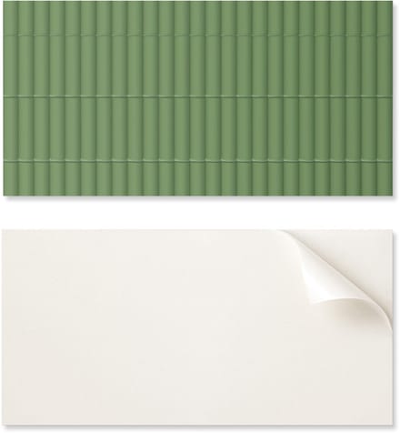 Vinyl wandtegelset met verticale buizen, 10x40x20 cm