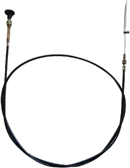 Stop Choke Kabel - Motorkap Gasklep Lijn - Auto Onderhoud - Universele Pasvorm - 5 Meter - Zwart