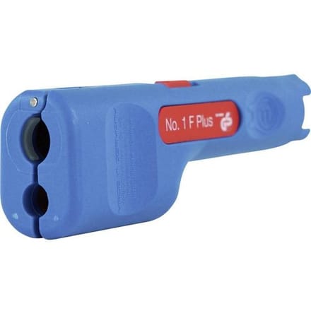 WEICON TOOLS Coax-Stripper No 1 F Plus - geschikt voor F-draaistekkers voor het strippen en afwikkelen van coaxkabels incl. afwikkelhulp