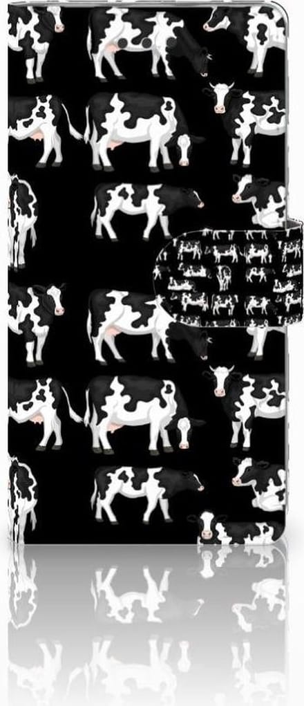 Huawei Ascend P8 Lite Telefoonhoesje met Pasjes Koetjes