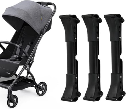 Set van 3 Universele Kinderwagenkoppelingen voor Dubbele Kinderwagen
