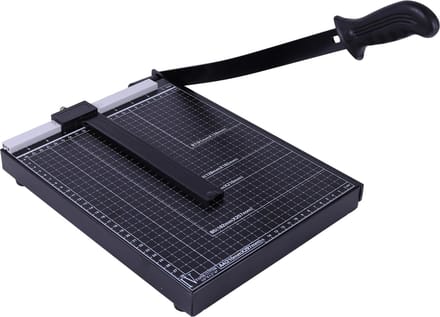 StripedTie Papiersnijder - Afmeting A4 - Zwart – Guillotine - Snijmachine