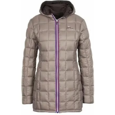 Reversible lange skijack voor dames Peak Mountain Awill