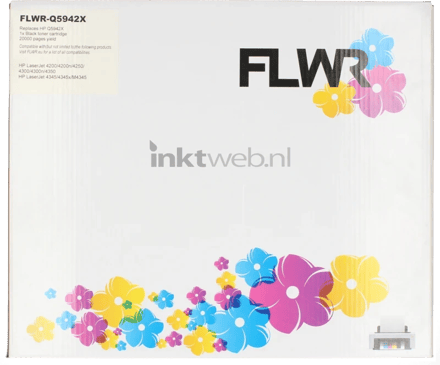 FLWR - Toner / 42X / Zwart - Geschikt voor HP