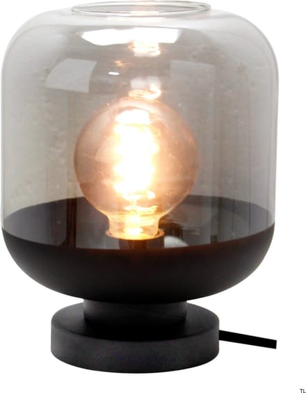 Chericoni Specchio Opaco Tafellamp - 1 lichts - Ø21 cm - Glas & Zwart