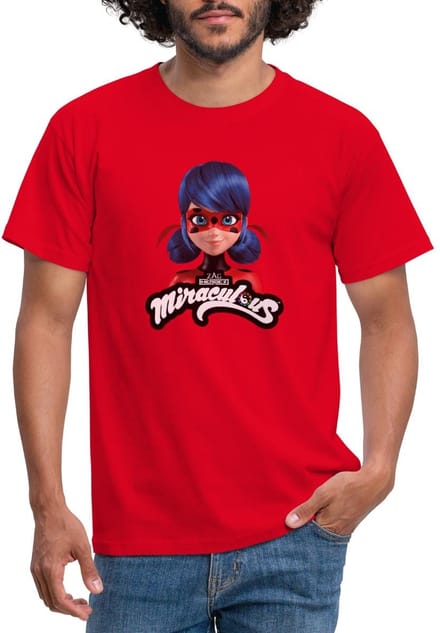 Miraculous Ladybug Met Logo T-Shirt Heren