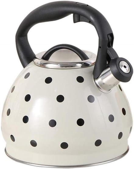 Fluitende Waterkoker - Theepot RVS - Heet Water Maken - Ergonomische Handgreep - 3L Capaciteit - Rood