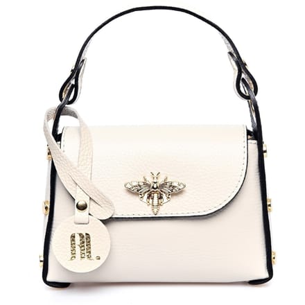 Anna Luchini Beige Rundleer Tas