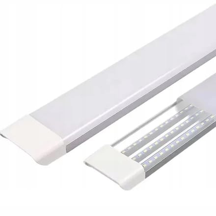 Merkloos - LED Plafondlamp Opbouwarmatuur - 120cm - 60W - Neutraal Wit (4000K) - 6000 lm