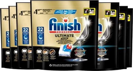 Finish Ultimate+ Regular - 154 Capsules - Voordeelverpakking
