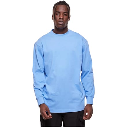 Urban Classics - Tall Tee Longsleeve shirt - M - Blauw
