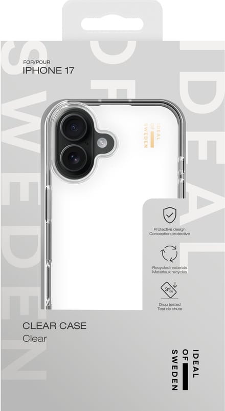 iDeal of Sweden Clear Case Entry geschikt voor iPhone 17 Clear