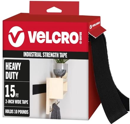 Industriële Sterke Tape 2"X15'-Zwart