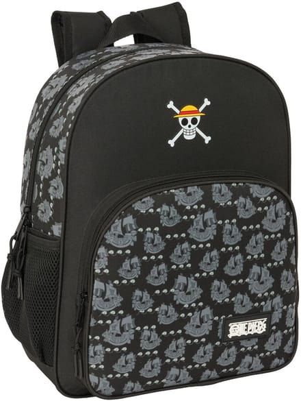 Schoolrugzak One Piece Pirates Zwart 32 x 38 x 12 cm