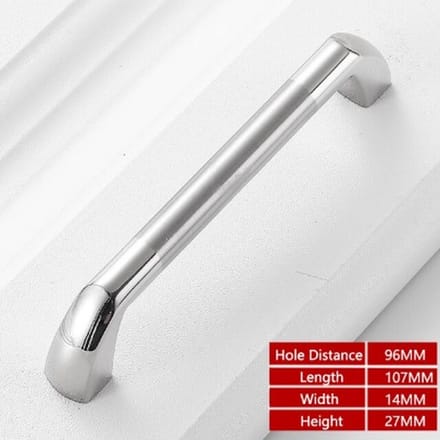 Achilles RVS deurgreep - 107 MM deurgreep - Badgreep - Toiletgreep - handgreep kastgreep