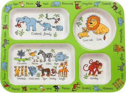 Jungle Dieren kinder melamine vakjesbord - Tyrrell Katz